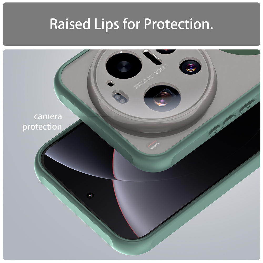 MagSafe cover til Xiaomi 17 Ultra, Techsuit, HaloFrost II, Grøn