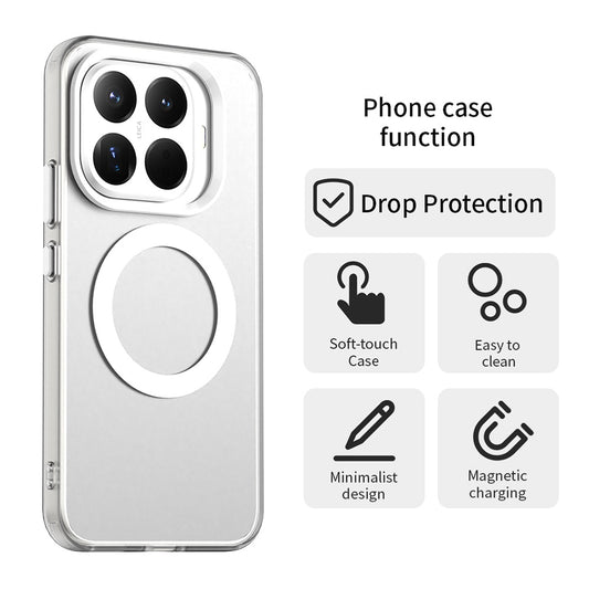 MagSafe-etui til Xiaomi 17T Pro, Techsuit, CandyCase, Hvid