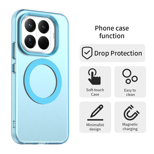 MagSafe-etui til Xiaomi 17T Pro, Techsuit, CandyCase, Blå