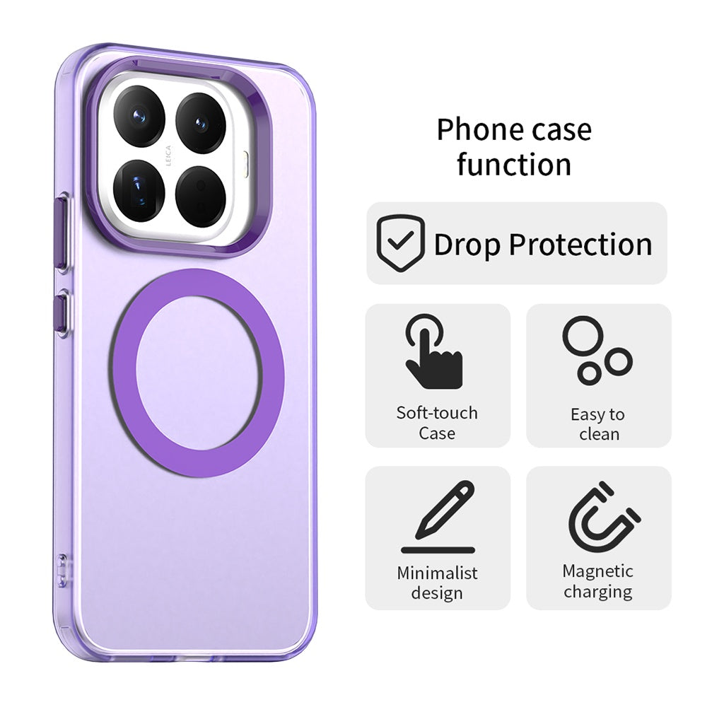 MagSafe-etui til Xiaomi 17T Pro, Techsuit, CandyCase, Lilla