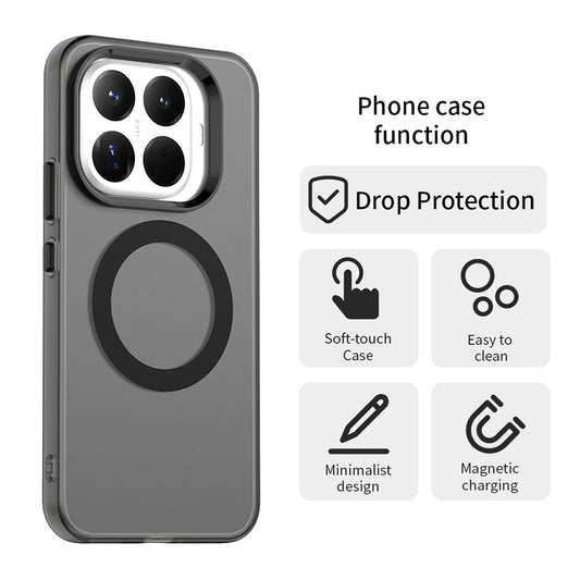 MagSafe-etui til Xiaomi 17T Pro, Techsuit, CandyCase, Sort