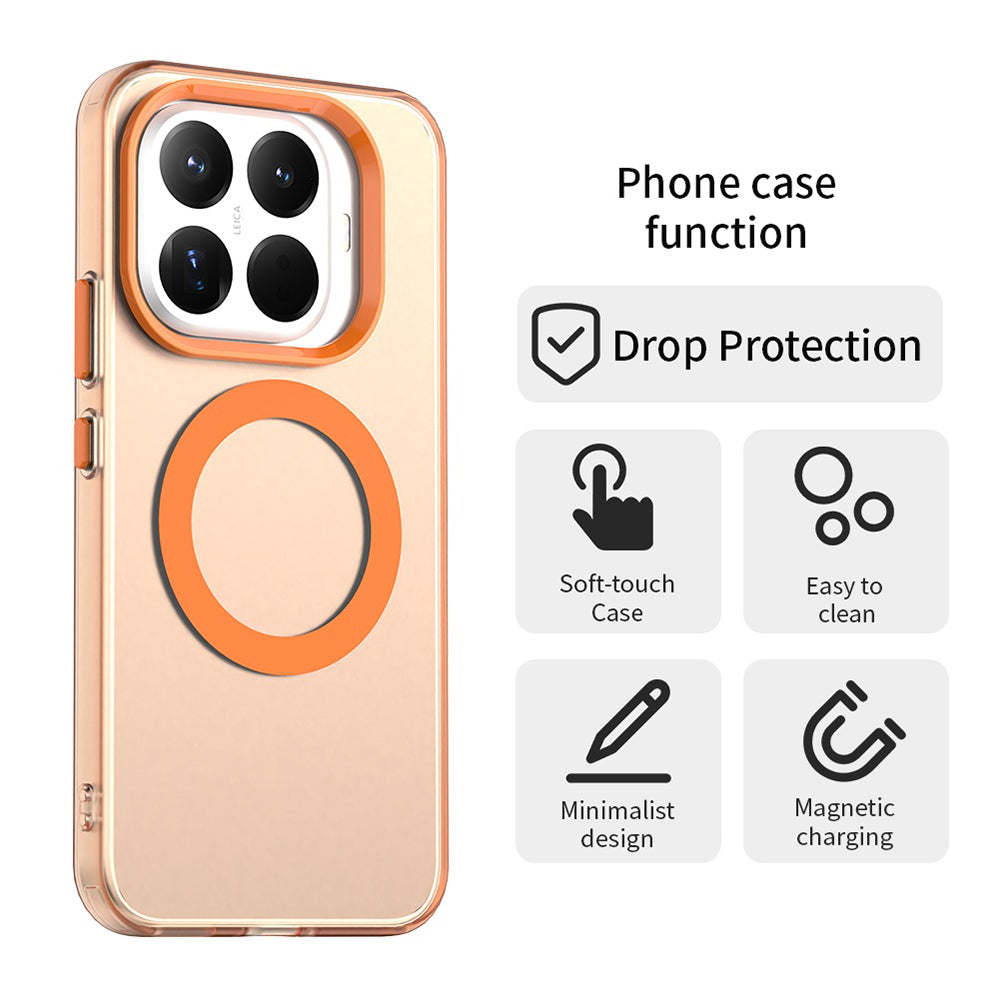 MagSafe-etui til Xiaomi 17T Pro, Techsuit, CandyCase, Orange