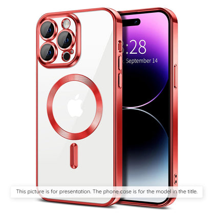 MagSafe-etui til Xiaomi 17T Pro, Techsuit, Luxury Crystal, Rød