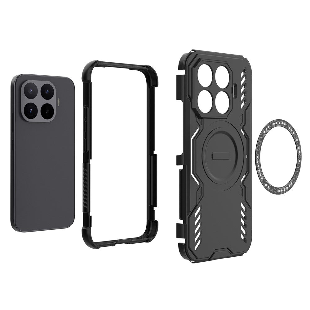 MagSafe-etui til Xiaomi 17T, Techsuit, ArmorMag, Sort
