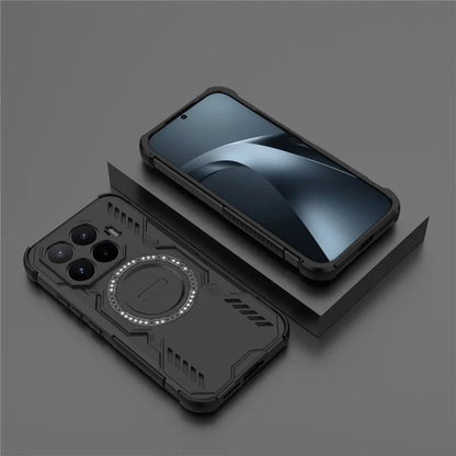 MagSafe-etui til Xiaomi 17T, Techsuit, ArmorMag, Sort