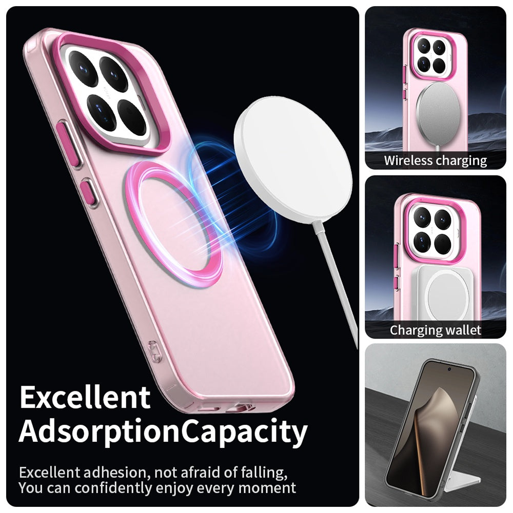 MagSafe-etui til Xiaomi 17T, Techsuit, CandyCase, Lyserød
