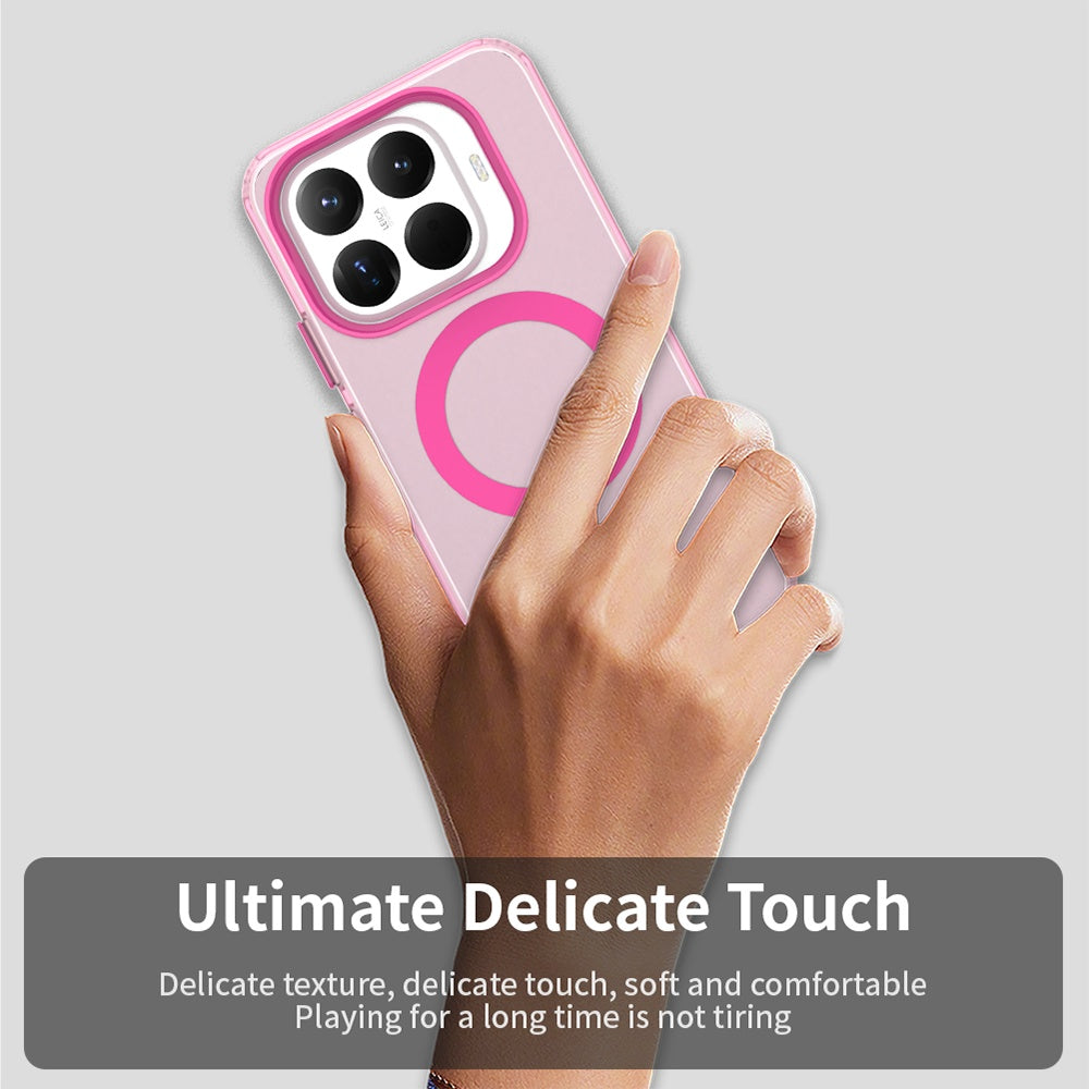 MagSafe-etui til Xiaomi 17T, Techsuit, CandyCase, Lyserød