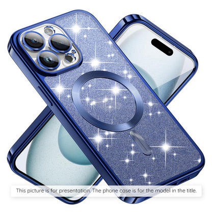 MagSafe-etui til Xiaomi 17T, Techsuit, Luxury Glitter, Mørkeblå