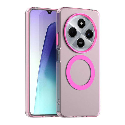 MagSafe-etui til Xiaomi Poco C75 / Redmi 14C, Techsuit, CandyCase, Lyserød