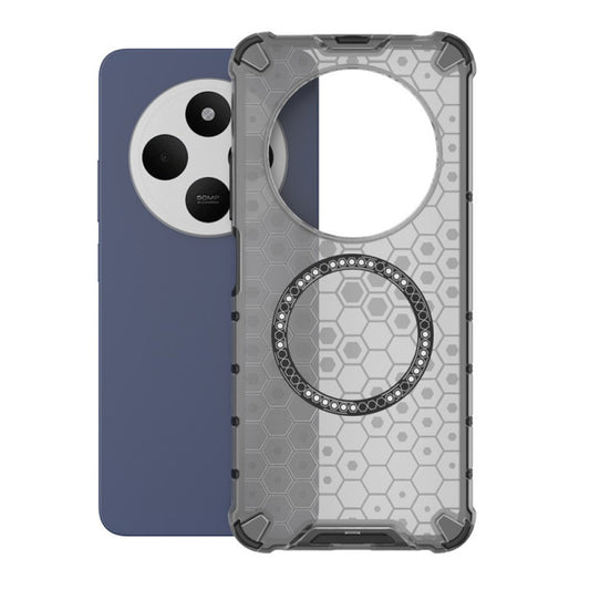 MagSafe-etui til Xiaomi Poco C75 / Redmi 14C, Techsuit, HoneyComb Shield, Sort