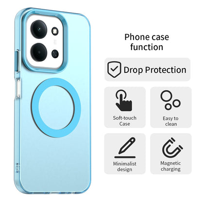 MagSafe-etui til Xiaomi Poco C85 4G / Redmi 15C 5G / 15C 4G, Techsuit, CandyCase, Blå