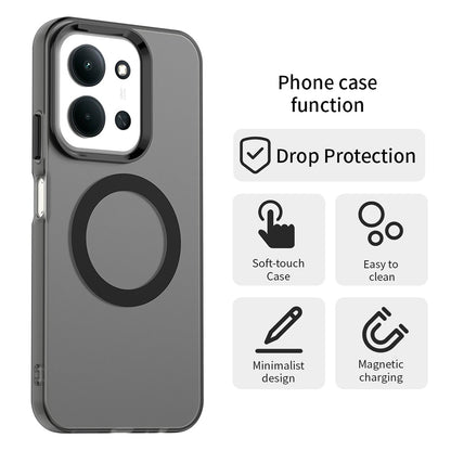 MagSafe-etui til Xiaomi Poco C85 4G / Redmi 15C 5G / 15C 4G, Techsuit, CandyCase, Sort