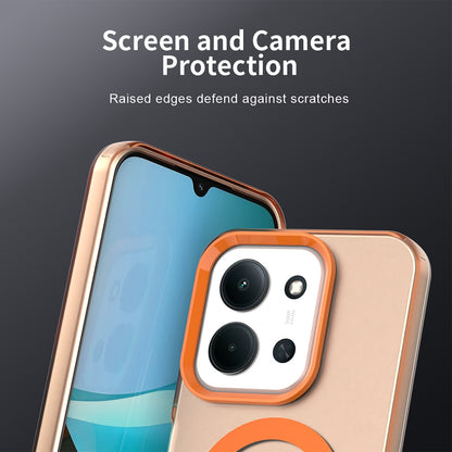 MagSafe-etui til Xiaomi Poco C85 4G / Redmi 15C 5G / 15C 4G, Techsuit, CandyCase, Orange