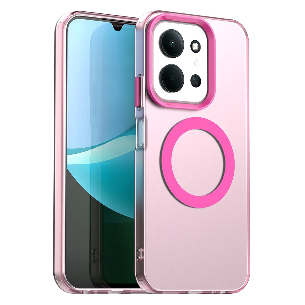 MagSafe-etui til Xiaomi Poco C85 4G / Redmi 15C 5G / 15C 4G, Techsuit, CandyCase, Pink