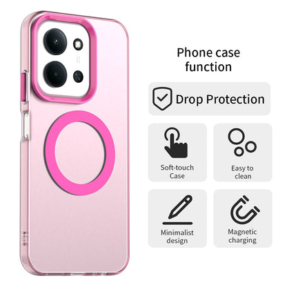 MagSafe-etui til Xiaomi Poco C85 4G / Redmi 15C 5G / 15C 4G, Techsuit, CandyCase, Pink
