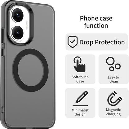 MagSafe-etui til Xiaomi Poco F7, Techsuit, CandyCase, Sort