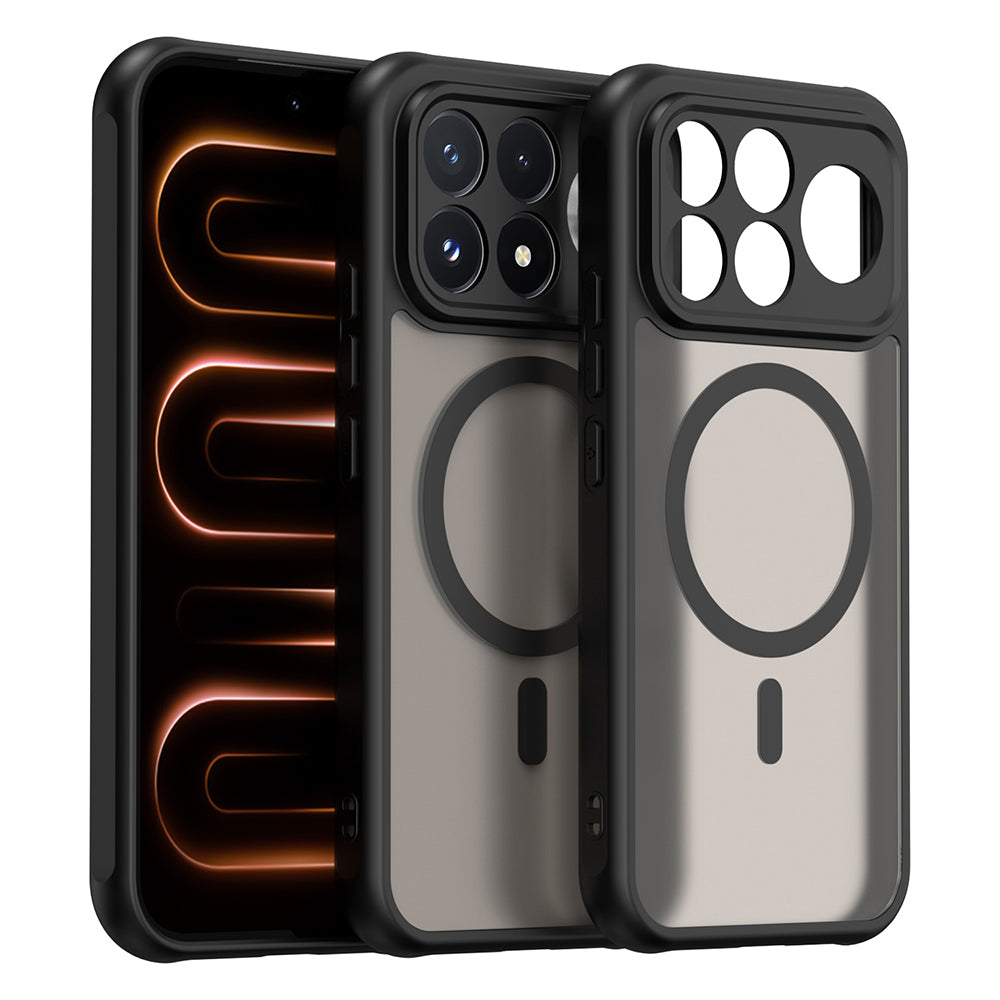 MagSafe-cover til Xiaomi Poco F9 Pro, Techsuit, HaloFrost II, sort