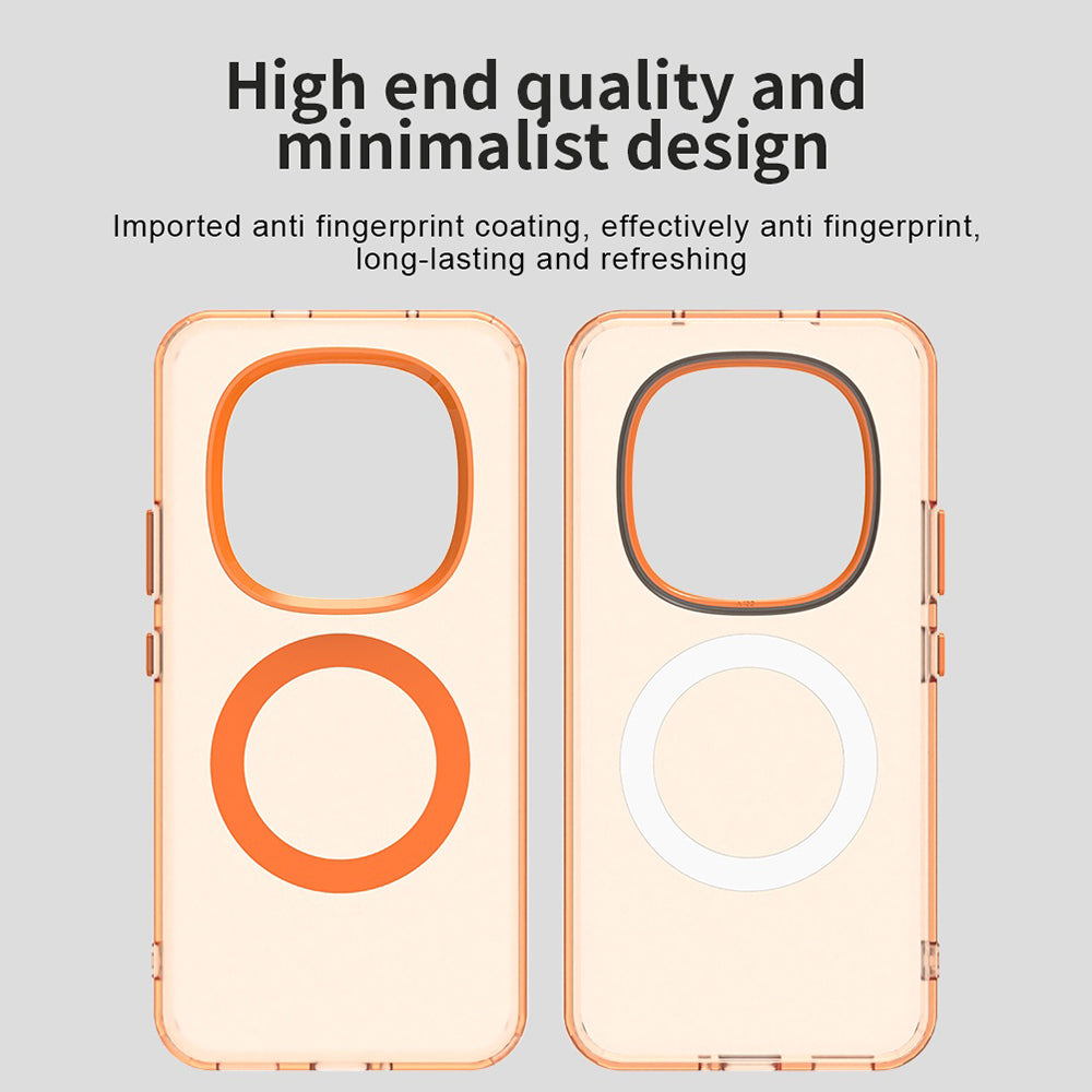 MagSafe cover til Xiaomi Poco M8 Pro / Redmi Note 15 Pro+ 5G, Techsuit, CandyCase, Orange