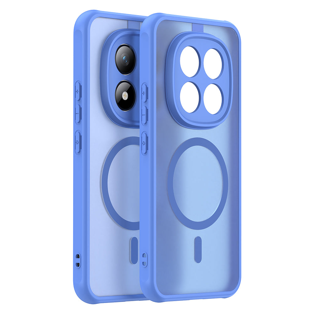 MagSafe cover til Xiaomi Poco M8 Pro / Redmi Note 15 Pro+ 5G, Techsuit, HaloFrost II, Blå