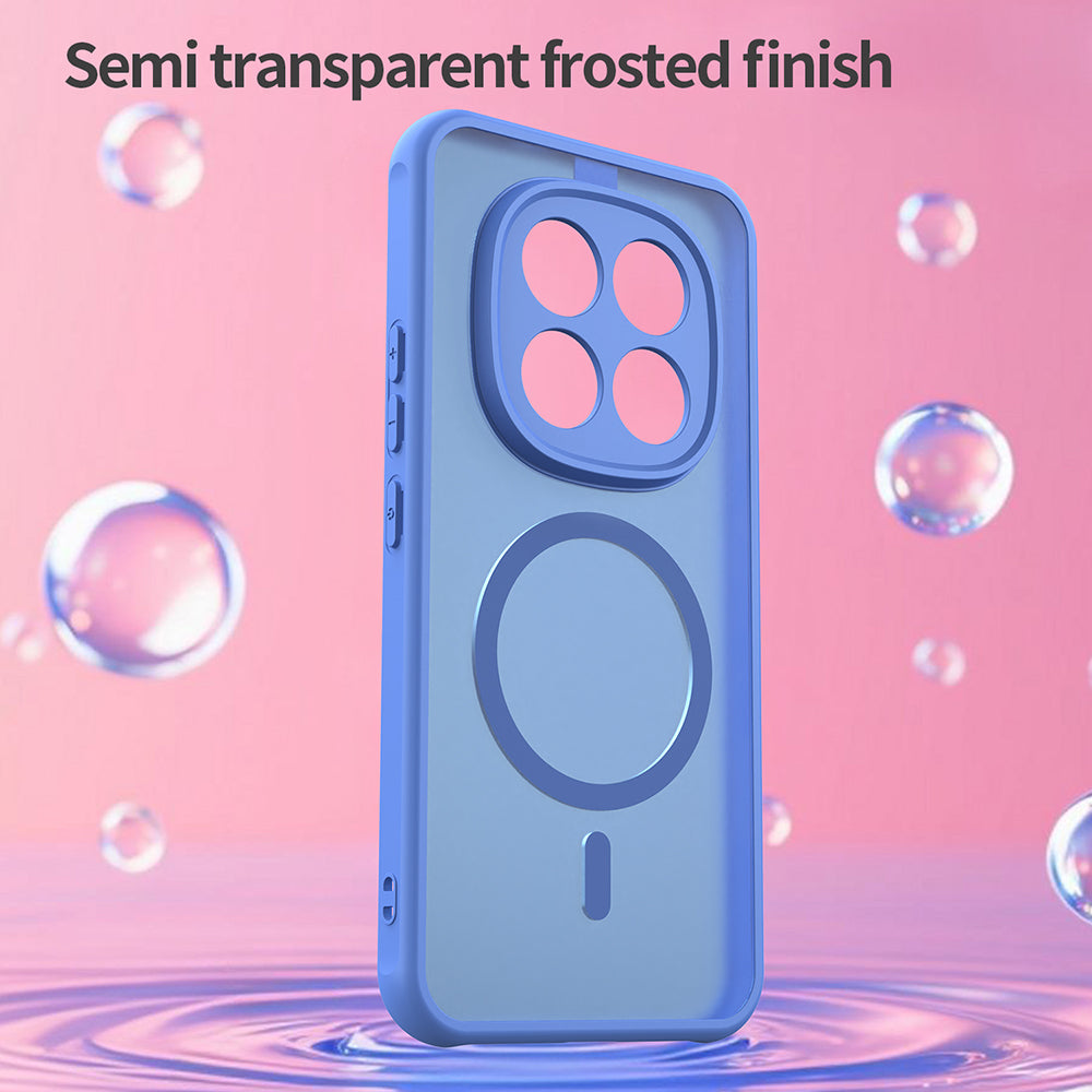 MagSafe cover til Xiaomi Poco M8 Pro / Redmi Note 15 Pro+ 5G, Techsuit, HaloFrost II, Blå