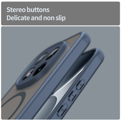 MagSafe cover til Xiaomi Poco M8 Pro / Redmi Note 15 Pro+ 5G, Techsuit, HaloFrost II, Marineblå