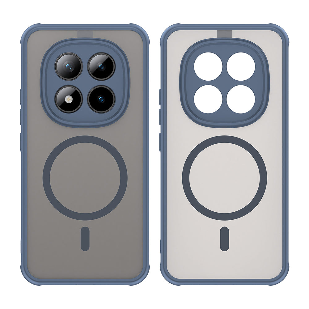 MagSafe cover til Xiaomi Poco M8 Pro / Redmi Note 15 Pro+ 5G, Techsuit, HaloFrost II, Marineblå