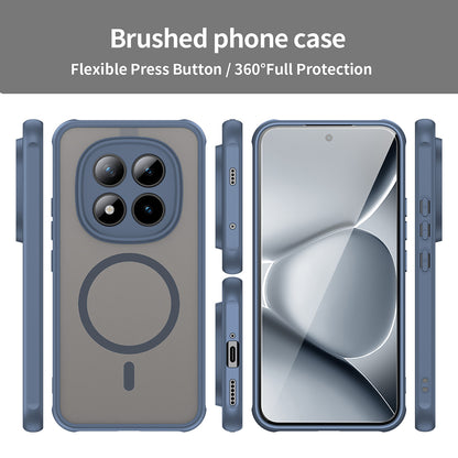 MagSafe cover til Xiaomi Poco M8 Pro / Redmi Note 15 Pro+ 5G, Techsuit, HaloFrost II, Marineblå