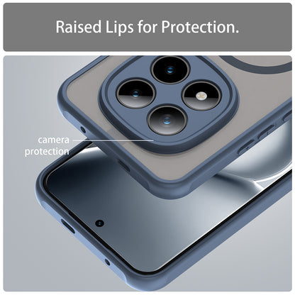 MagSafe cover til Xiaomi Poco M8 Pro / Redmi Note 15 Pro+ 5G, Techsuit, HaloFrost II, Marineblå