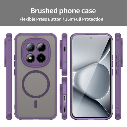 MagSafe cover til Xiaomi Poco M8 Pro / Redmi Note 15 Pro+ 5G, Techsuit, HaloFrost II, Lilla