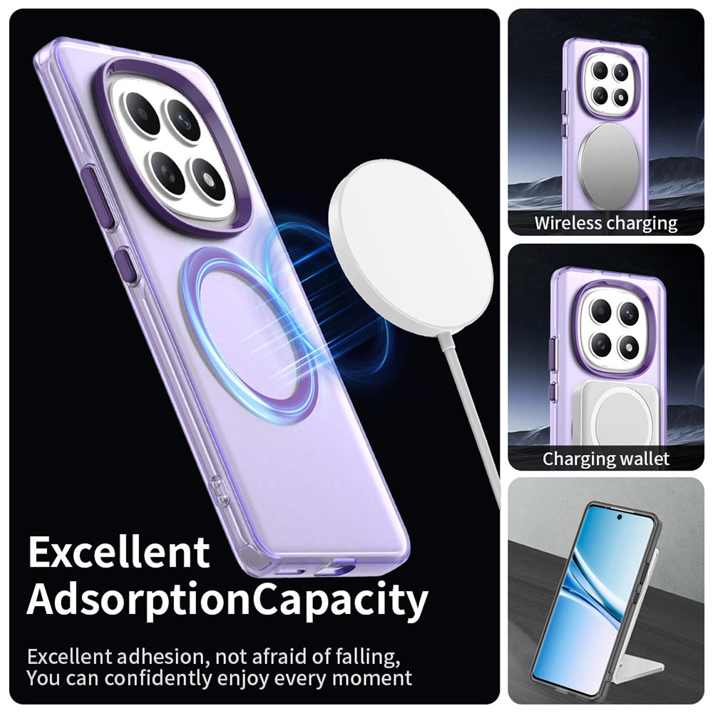 MagSafe cover til Xiaomi Poco M8 / Redmi Note 15 5G / Note 15 4G, Techsuit, CandyCase, Lilla