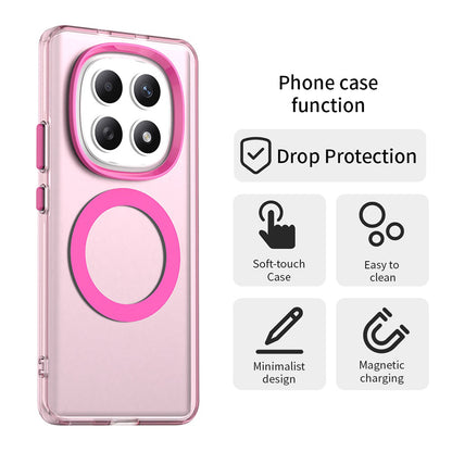MagSafe cover til Xiaomi Poco M8 / Redmi Note 15 5G / Note 15 4G, Techsuit, CandyCase, Pink