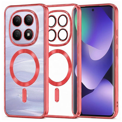 MagSafe Case for Xiaomi Poco M8 / Redmi Note 15 5G / Note 15 4G, Techsuit, Luxury Crystal, Red