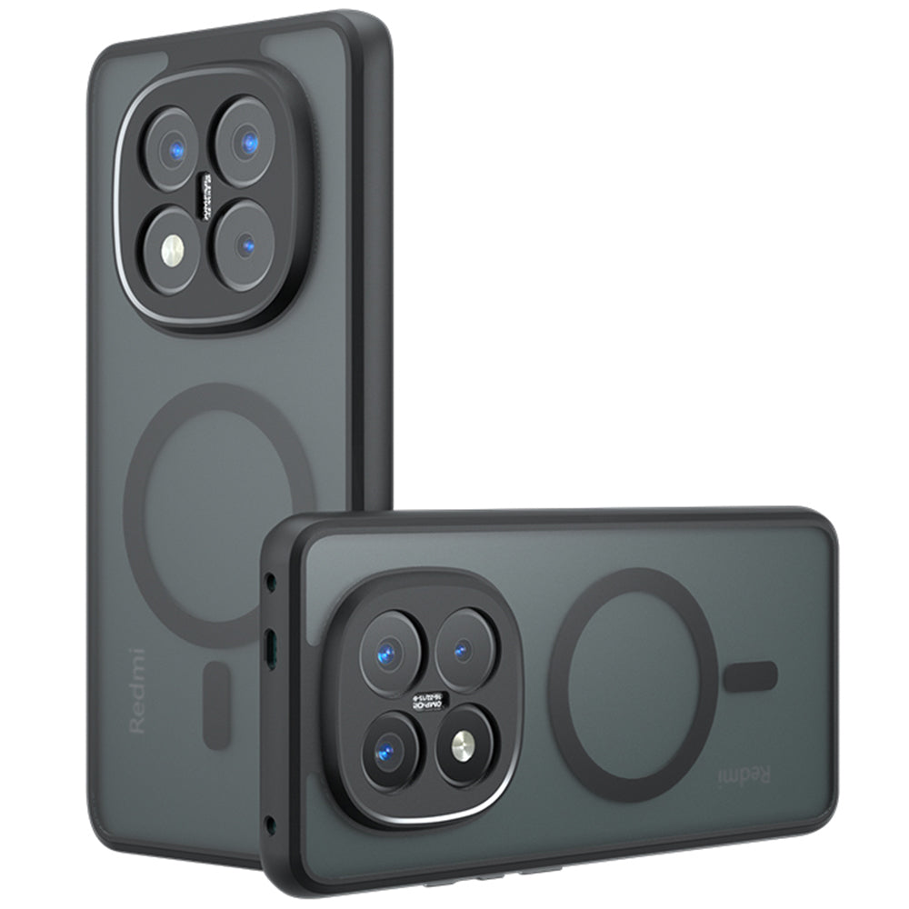 MagSafe-etui til Xiaomi Poco X7 / Note 14 Pro 5G, Techsuit, PureFrost, Sort