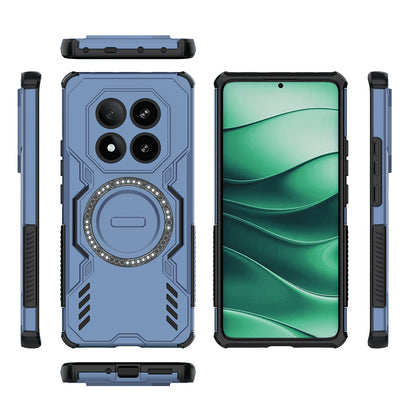MagSafe-etui til Xiaomi Poco X7 / Redmi Note 14 Pro 5G, Techsuit, ArmorMag, Blå