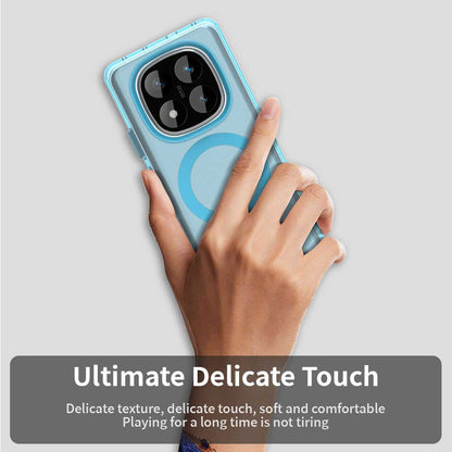 MagSafe-etui til Xiaomi Poco X7 / Redmi Note 14 Pro 5G, Techsuit, CandyCase, Blå
