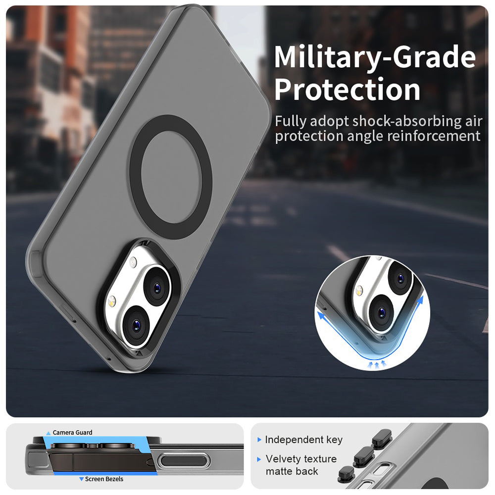 MagSafe-etui til Xiaomi Poco X8 Pro Max, Techsuit, CandyCase, Sort