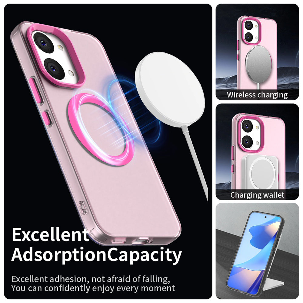 MagSafe-etui til Xiaomi Poco X8 Pro Max, Techsuit, CandyCase, Lyserød