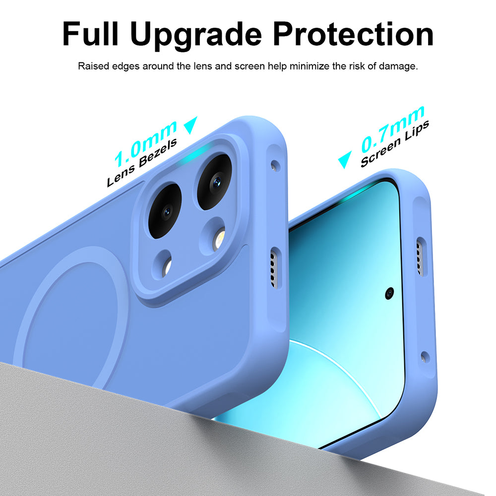 MagSafe-etui til Xiaomi Poco X8 Pro Max, Techsuit, HaloFrost II, Blå