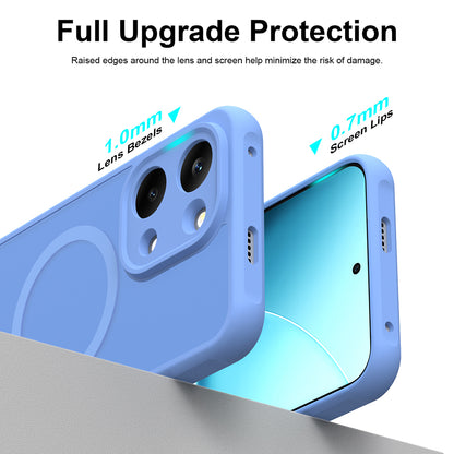 MagSafe-etui til Xiaomi Poco X8 Pro Max, Techsuit, HaloFrost II, Blå