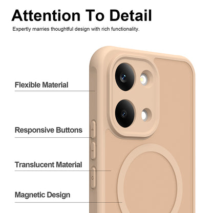 MagSafe-etui til Xiaomi Poco X8 Pro Max, Techsuit, HaloFrost II, Guld