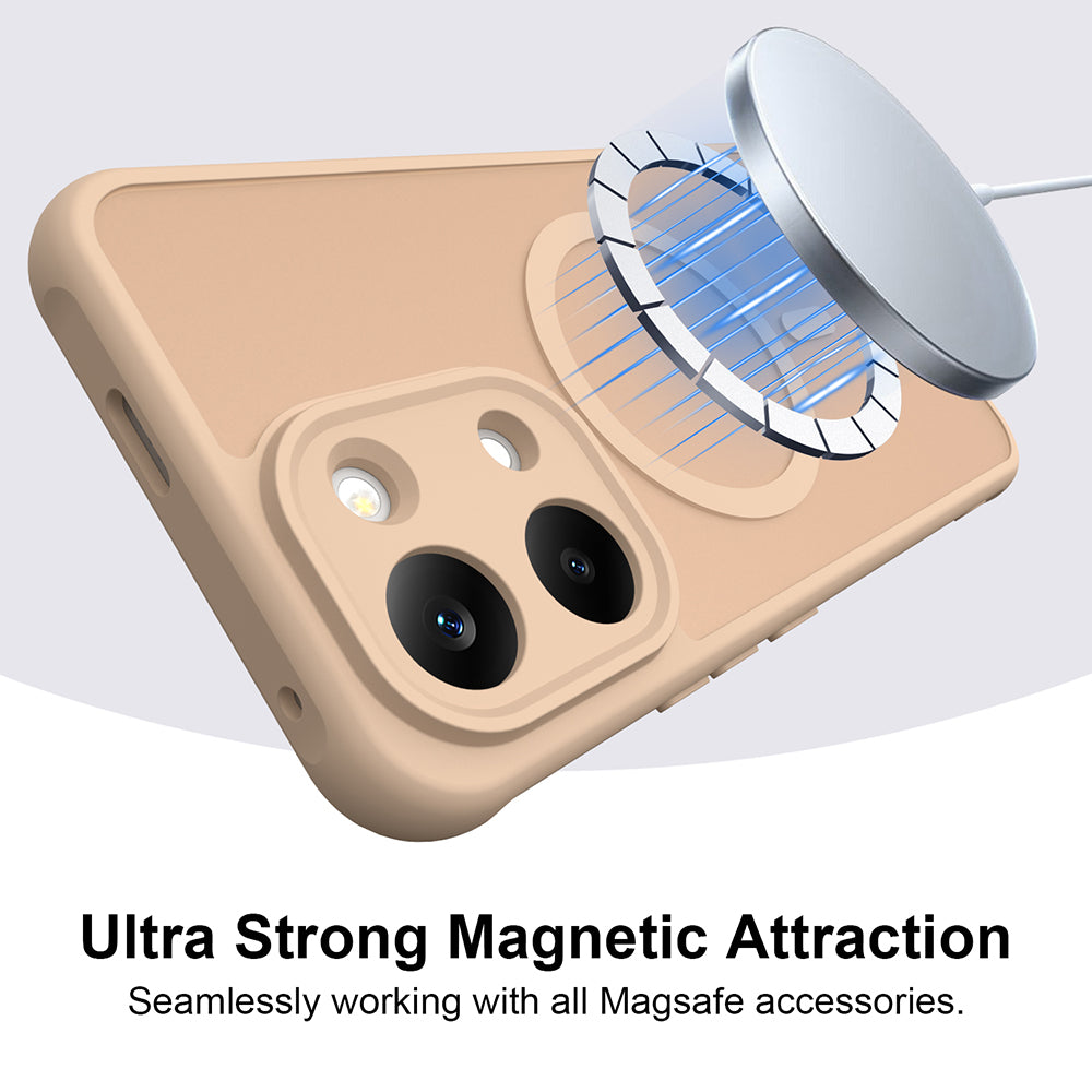 MagSafe-etui til Xiaomi Poco X8 Pro Max, Techsuit, HaloFrost II, Guld