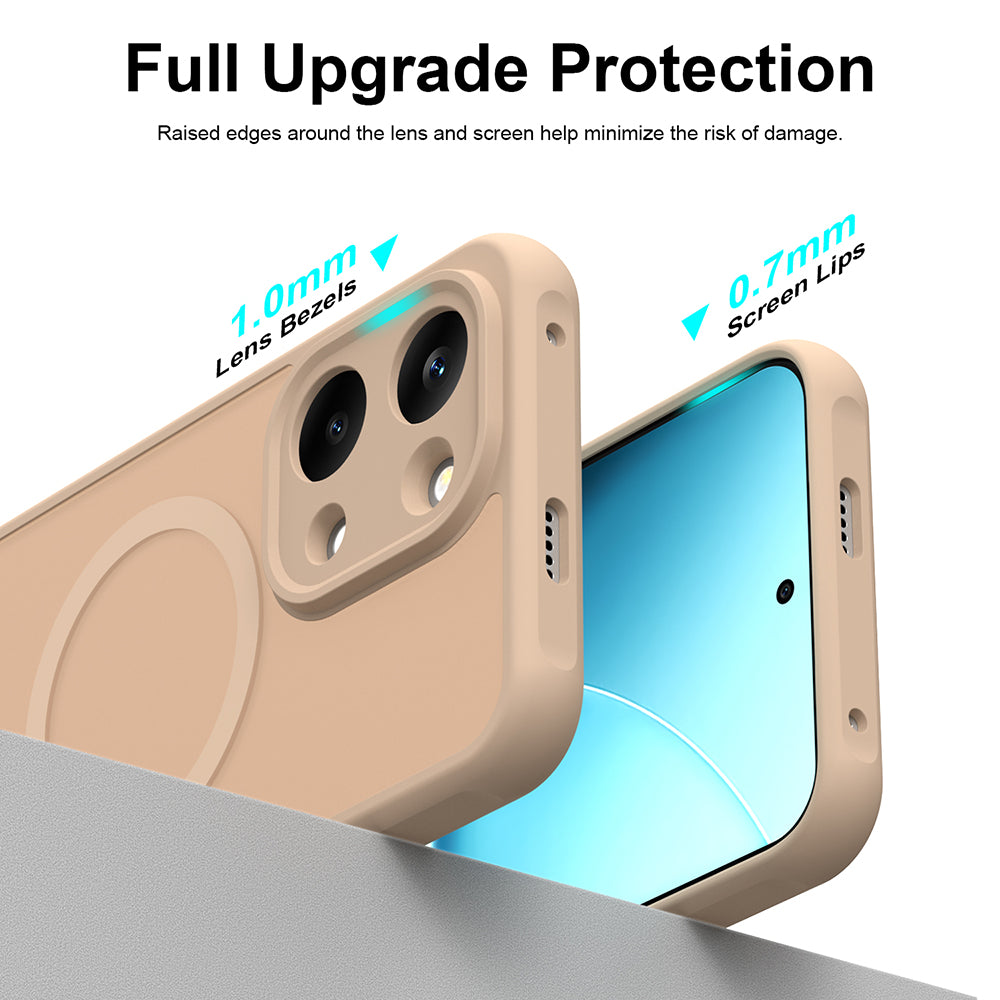 MagSafe-etui til Xiaomi Poco X8 Pro Max, Techsuit, HaloFrost II, Guld
