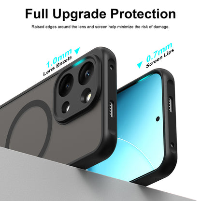 MagSafe-etui til Xiaomi Poco X8 Pro Max, Techsuit, HaloFrost II, Sort