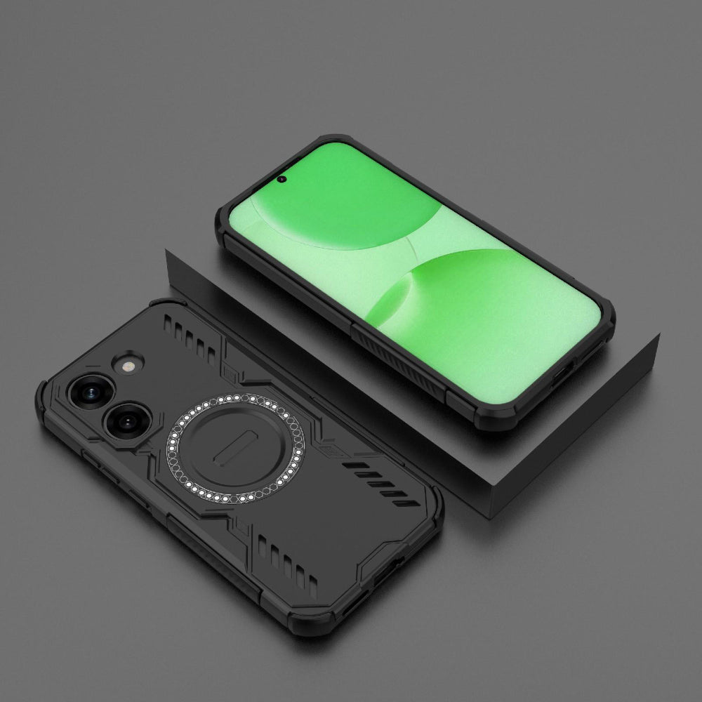 MagSafe-etui til Xiaomi Poco X8 Pro, Techsuit, ArmorMag, Sort