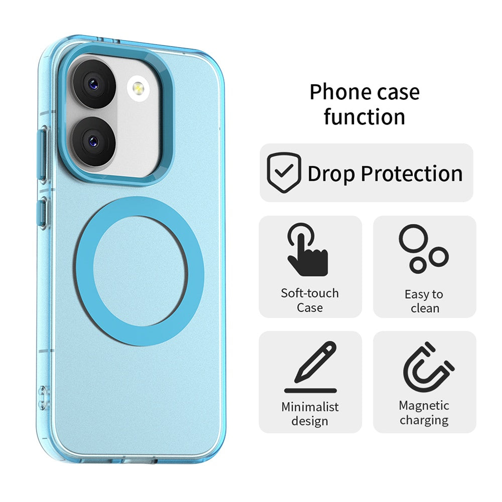 MagSafe-etui til Xiaomi Poco X8 Pro, Techsuit, CandyCase, Blå