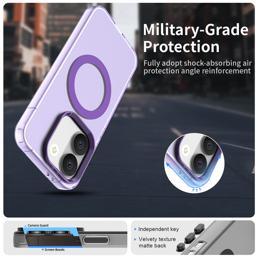 MagSafe-etui til Xiaomi Poco X8 Pro, Techsuit, CandyCase, Lilla