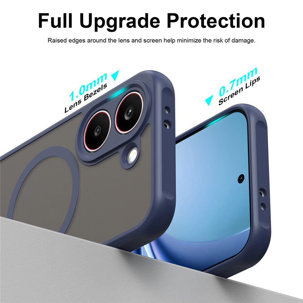 MagSafe-etui til Xiaomi Poco X8 Pro, Techsuit, HaloFrost II, Mørkeblå
