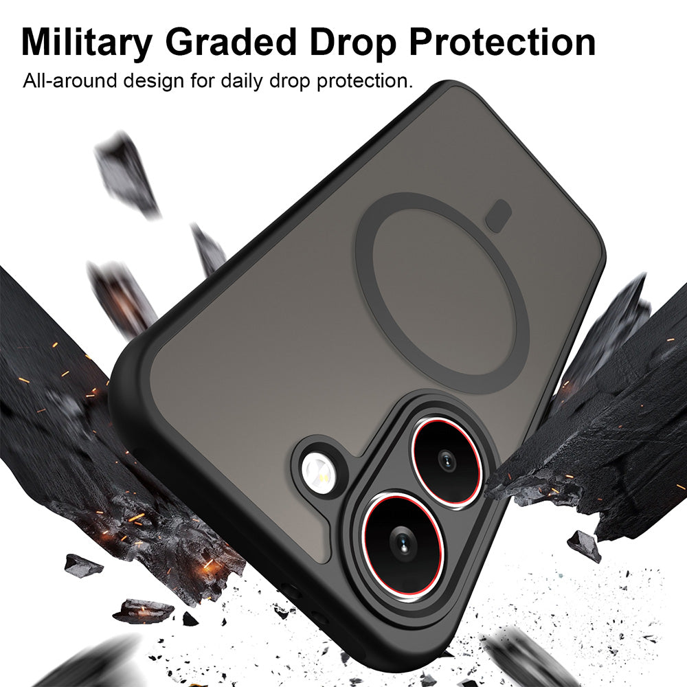 MagSafe cover til Xiaomi Poco X8 Pro, Techsuit, HaloFrost II, Sort