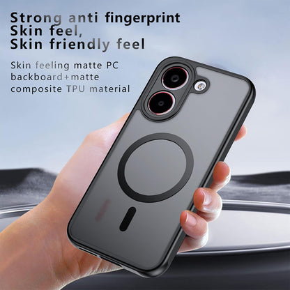 MagSafe-etui til Xiaomi Poco X8 Pro, Techsuit, PureFrost, Satin Sort