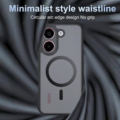 MagSafe-etui til Xiaomi Poco X8 Pro, Techsuit, PureFrost, Satin Sort